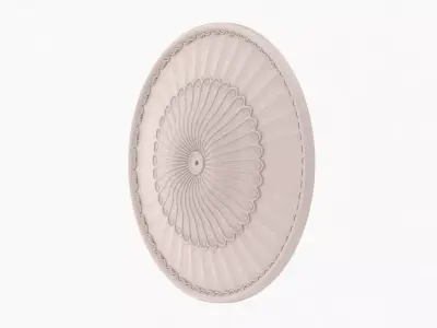 Classic Ceiling Medallion 58 Free low-poly 3D model