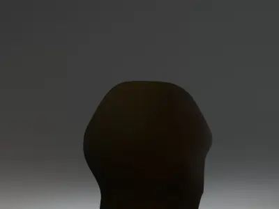 Black Balaclava Mask 3D Model  Free low-poly 3D model