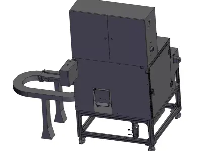 Mascara Filling and Capping Machine  3D model
