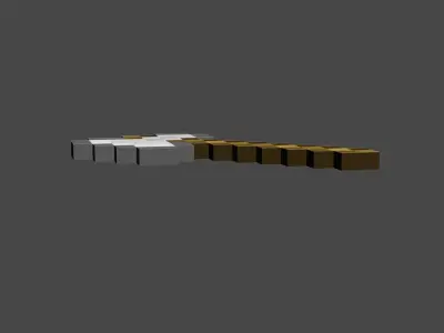 MINECRAFT IRON AXE MODEL Free low-poly 3D model