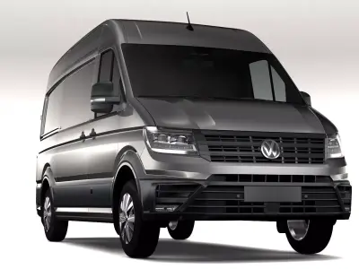 WV Crafter Van L2H2 2017 3D model