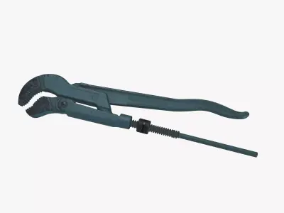 pipe wrench s type 3D model
