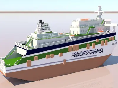 Ship 3d model 3D model