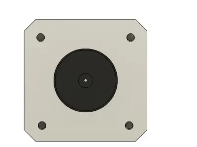 Stepper motor NEMA17 Free low-poly 3D model