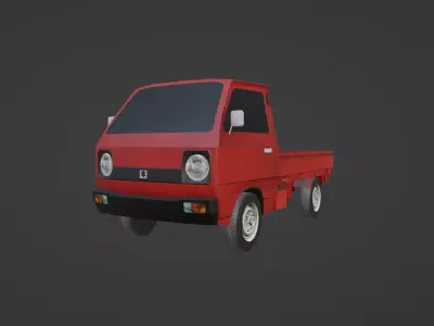 Suzuki Carry ST90 Pick Up Low-poly 3D model