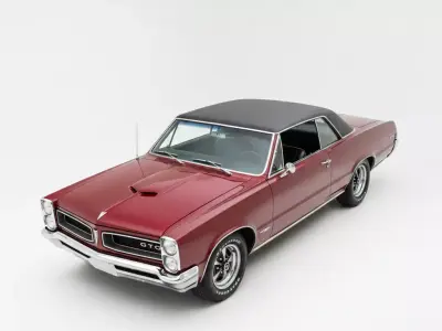 1966 Pontiac GTO Hardtop Low-poly 3D model
