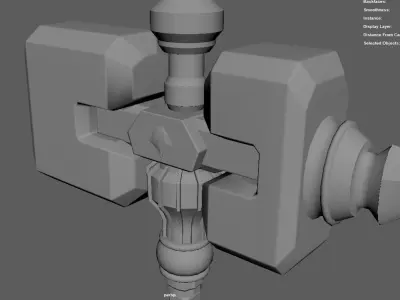 Fantasy Warhammer Free low-poly 3D model