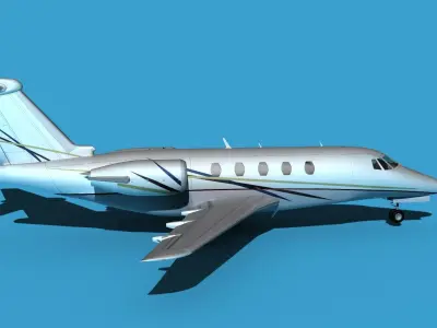Cessna Citation 650 III V06 3D model
