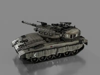 IDF Merkava MK 3 3D print model