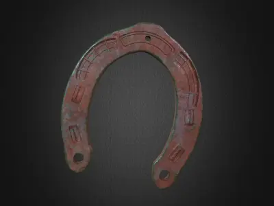 Horseshoe Free low-poly 3D model