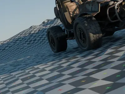 Avatar of MKoegler3D Post apocalyptic Vehicle 3D model