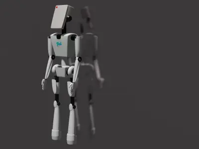 Robot humanoid 3D model order