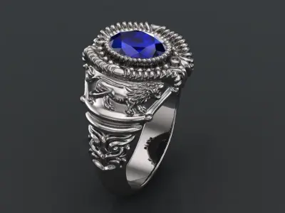 Antique Ring 3D print model