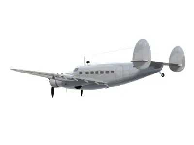 Lockheed L-14 Super Electra 3D model
