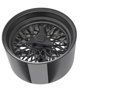 VINTAGE AR 024 WHEEL 3D PRINT MODEL 3D print model