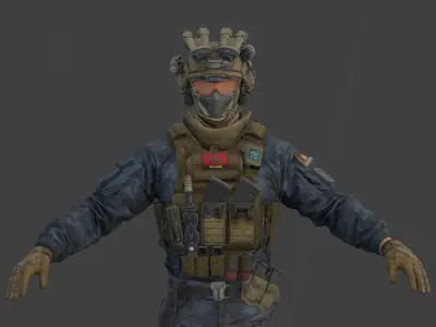 Military 3D model