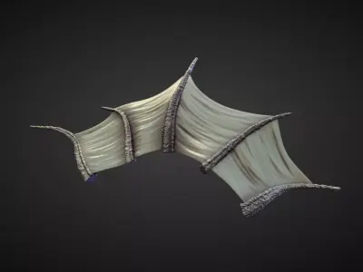WING44 high poly sculpt 3D model