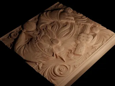 Domovoi CNC 3d Print High Relief Sand Casting 3D print model