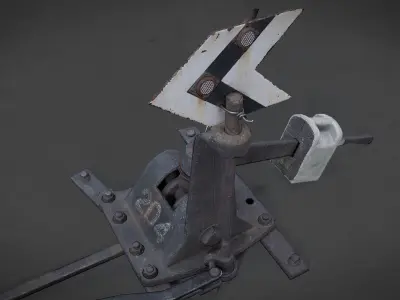 Arrow Railway Low-poly 3D model purchase