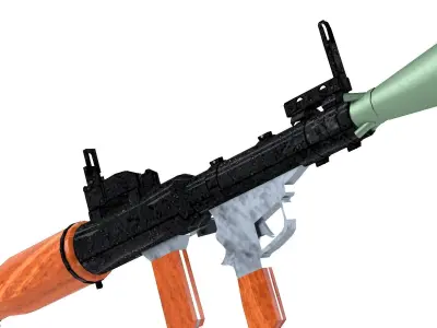 RPG-7 Rocket Launcher 3D model get