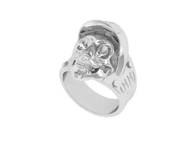 Skull Ring 3D print model
