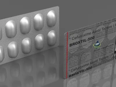 Tablets in Blister Collection 3 3D model