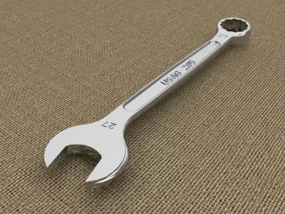 Combined Wrench  3D model