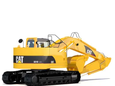 Compact Excavator Cat 321 3D model