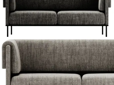 Adrenalina Ombra 2 seater Sofa 3D model