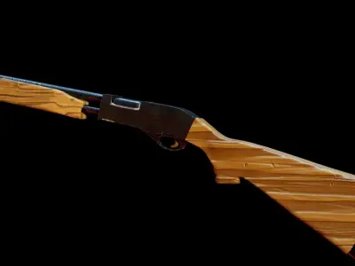 Bucky shotgun Free 3D model