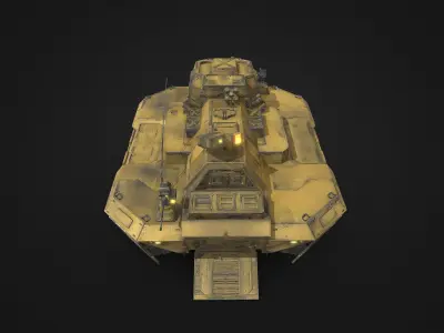 33military ship Free 3D model