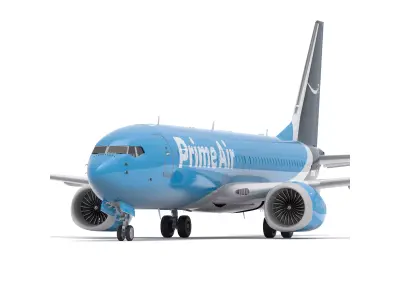 Boeing 737-800 MAX Prime Air Amazon 3D model