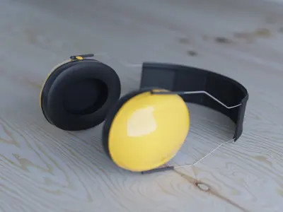 Hearing protection 3D model