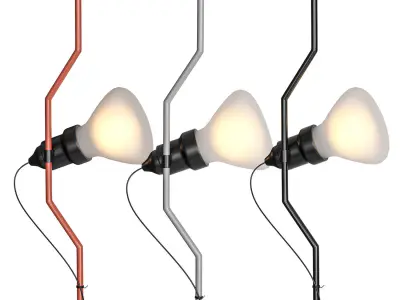 Parentesi Ceiling Lamp 3D model