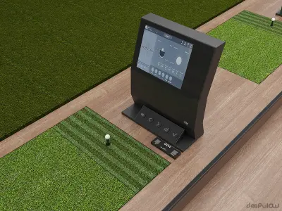 Screen Golf Machine system 001 3D model