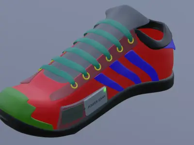 Piezoelectric battery charging shoe Free 3D model