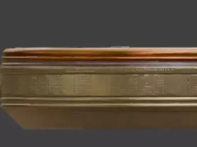 Steampunk Precision Clockwork Compass 3D Model Low-poly 3D model