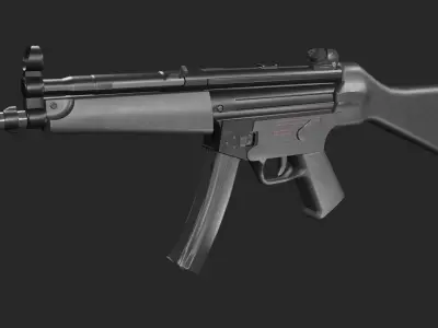 MP-5 MP5 SMG 3D model