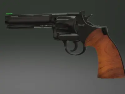 Colt Python  Low-poly 3D model purchase