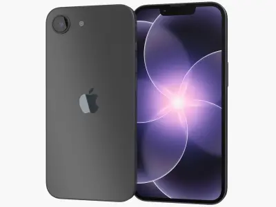 Apple iPhone 17e All Colors 3D model