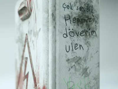 Electric Panel 3D Model for cinema4d - Octane render Low-poly 3D model