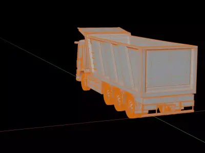 Volvo Electric FMX Tipper 2019 3D model