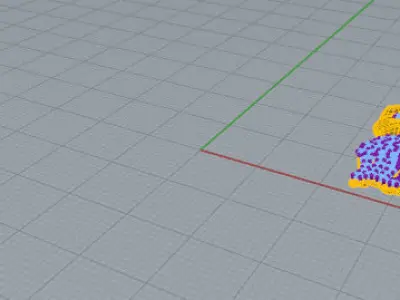 Pendente Gallo Free 3D model