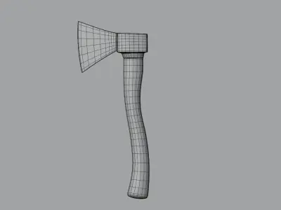 Axe collections Low-poly 3D model