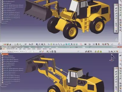 Wheel Loader 3D model purchase