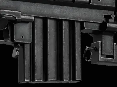 M200 Cheytac Intervention Game Ready - Sniper Low-poly 3D model