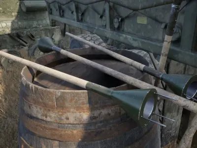 Japanese WW2 Anti-Tank Lunge Mine 3D model