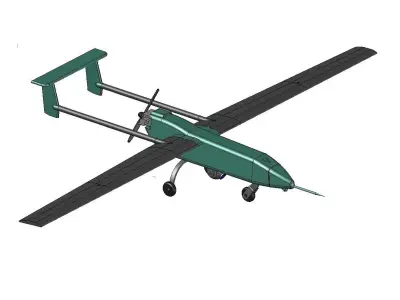 AEROSTAR UAV 3D print model