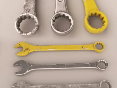 Tools pack Low-poly 3D model buy