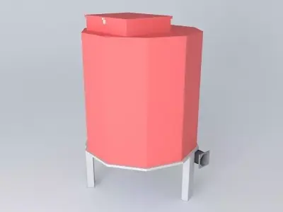 Tarax Tank for Wood Chips boiler Free 3D model